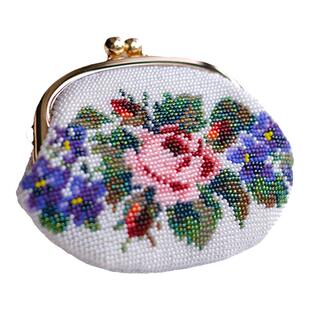 【SEMLY STUDIO 】[材料包]满珠绣花卉中古董包欧式刺绣diy链条包