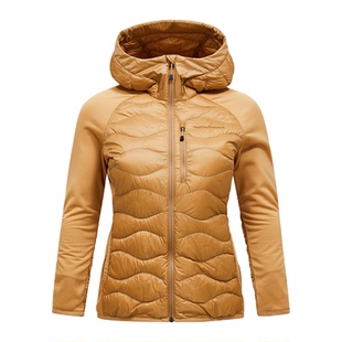 Peak Performance壁克峰吐司服®Helium Hybrid女款连帽羽绒服