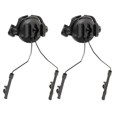 战术耳机牛角支架 可旋转FAST/Wendy战术头盔ARC导轨支架悬挂配件