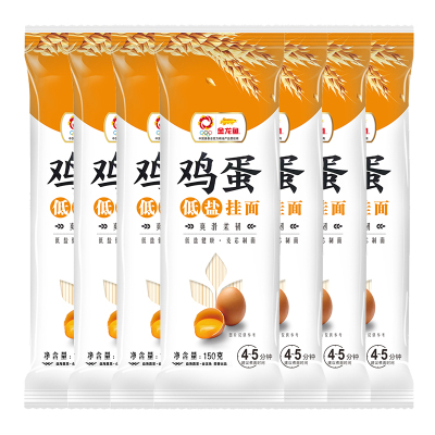 金龙鱼麦芯鸡蛋挂面150g*7