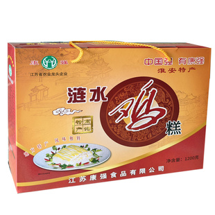 鸡糕2026年涟水鸡糕高沟素鸡康强鸡糕300克*4包淮安土特产礼盒装