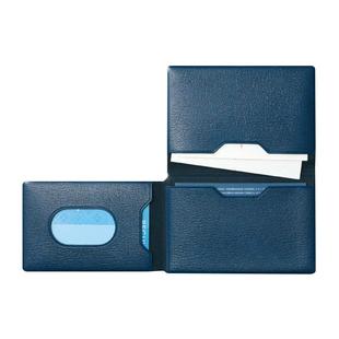 日本HIGHTIDE 三层折叠卡包简约复古身份证件收纳夹 皮夹子钱包小巧轻薄多功能男女式驾照行驶证公交卡套