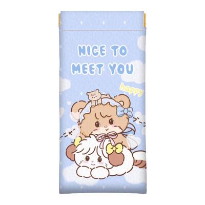 卡通可爱眼镜袋便携女近视眼镜包保护套收纳盒墨镜太阳镜收纳防摔