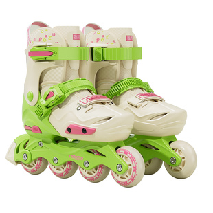 轮滑鞋儿童一体刀架溜冰鞋男女童专业初学者直排轮成人滑冰旱冰鞋