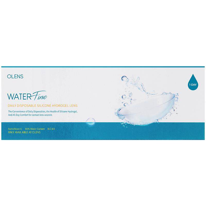 OLENS原装进口 水氧硅水凝胶日抛40片透明隐形近视眼镜正品保证