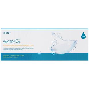 OLENS原装进口 水氧硅水凝胶日抛40片透明隐形近视眼镜正品保证