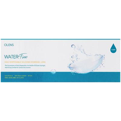 OLENS原装进口 水氧硅水凝胶日抛40片透明隐形近视眼镜正品保证