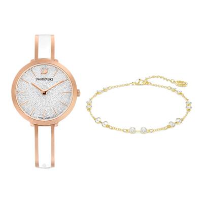 【38礼物】施华洛世奇Crystalline Delight腕表手链套组配饰