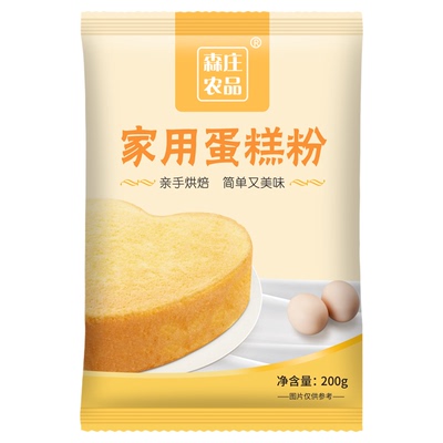 森庄农品家用蛋糕粉制作简单