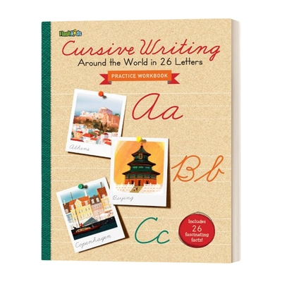 英文原版英语草书书法练习手册