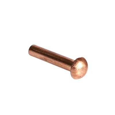 紫铜铆钉圆头实心铆钉