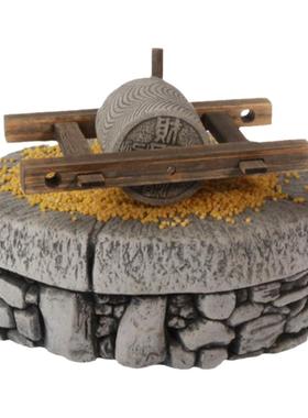 时来运转中式风招财民间工艺品