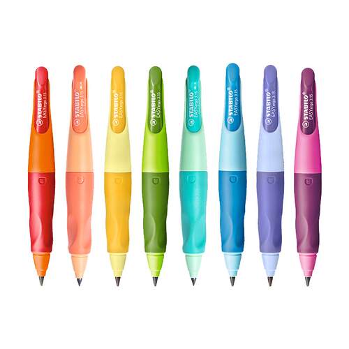 思笔乐正姿自动铅笔胖胖小学生一二年级幼儿园初学者专用hb学习用品无毒铅笔文具套装