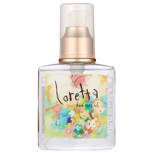 日本loretta护发精油 保湿修复干枯去毛躁洛丽塔玫瑰发油免洗发膜