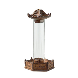 龙井塔观云香炉线香插立香炉瀑布流烟香插香香托竹龙倒流香空心香