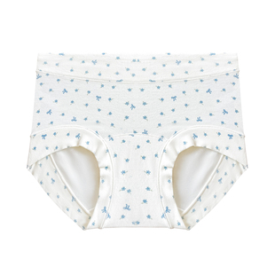 内裤女2025新款生女纯棉女式四角10A抑菌加长裆碎花女士平角短裤