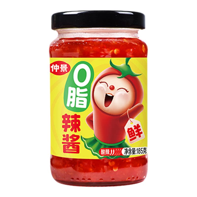 仲景0脂辣酱蒜蓉魔鬼鲜椒辣酱