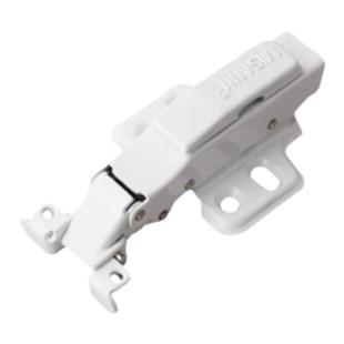 白色铰链极简玻璃门阻尼液压缓冲弹簧飞机合叶橱柜门五金合页折叠