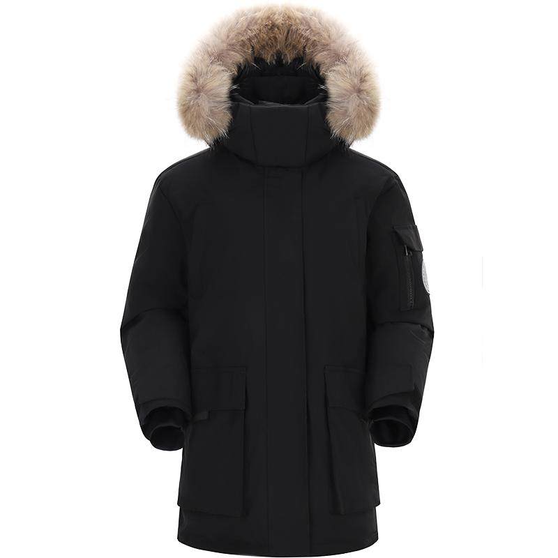 骆驼羽绒服女中长款冬季新款户外