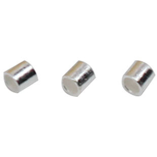 s925纯银项链手链定位珠1.5MM定位管手工diy饰品配件圆孔锁扣材料