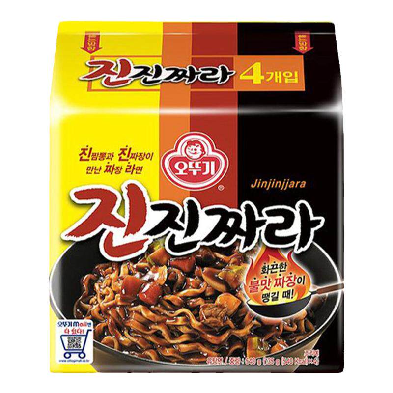 进口辣味袋装韩国炸酱面不倒翁