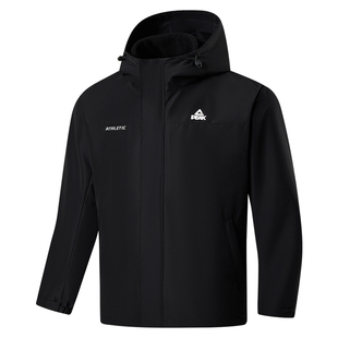 匹克三合一风衣男女款防风保暖防泼水运动外套秋冬梭织运动外套