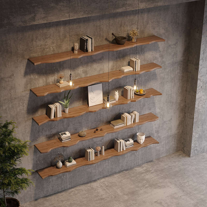 家用陈列架上墙置物架墙壁挂式鞋包货架隔板客厅墙面收纳装饰