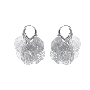 独特绝美2025耳环秋冬高级感轻奢方圆脸设计师独特银杏叶耳饰耳扣