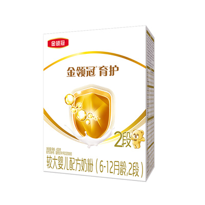 金领冠伊利奶粉育护2段较大婴儿二段奶粉400g克盒旗舰官网正品