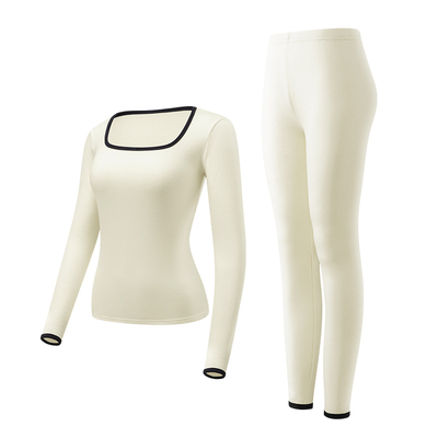 加厚大朵舒绒棉保暖内衣套装