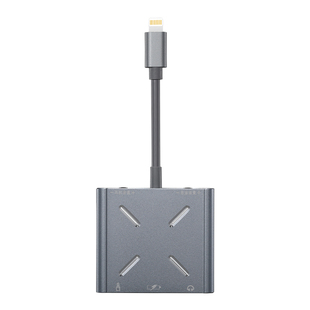 直播一号转接器苹果安卓typec手机边充边用声卡连麦PK实时监听转接头内外置电脑usb罗德神牛麦克风通用转接器