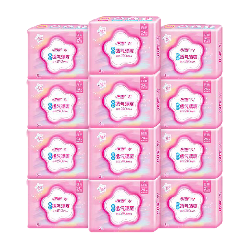 月月舒卫生巾日用棉柔干爽整箱批