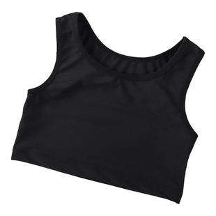 1980束胸 裹胸短款缩胸内衣大胸显小运动女学生塑胸背心