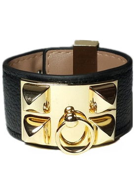 欧美风铆钉明星款手镯CDC皮手带