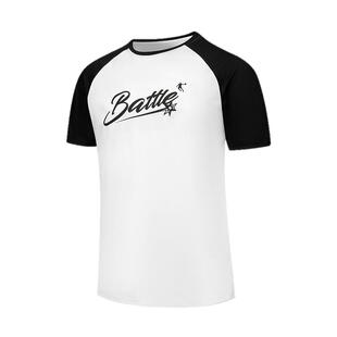 乔丹针织短袖T恤衫男2026夏季新款篮球速干宽松透气字母印花短t