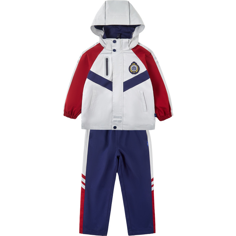 幼儿园园服冲锋衣小学生校服春秋装套装一年级儿童班服冬季三件套