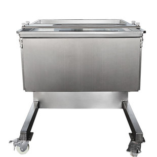 商用重型鲜排骨切块机全自动龙骨猪蹄鹅羊骨切块机带皮羊排切块机