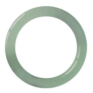 天然东陵玉手镯绿色清透葡萄肉年轻款细圆条晴水女士高冰透送妈妈