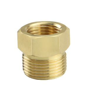 全铜4分6分变径内外丝DN15变DN20直接弯头变6分洗衣机专用转换头