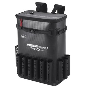 新款活鱼桶钓鱼椅包双肩背加厚大容量装鱼桶一体成型多功能钓鱼桶