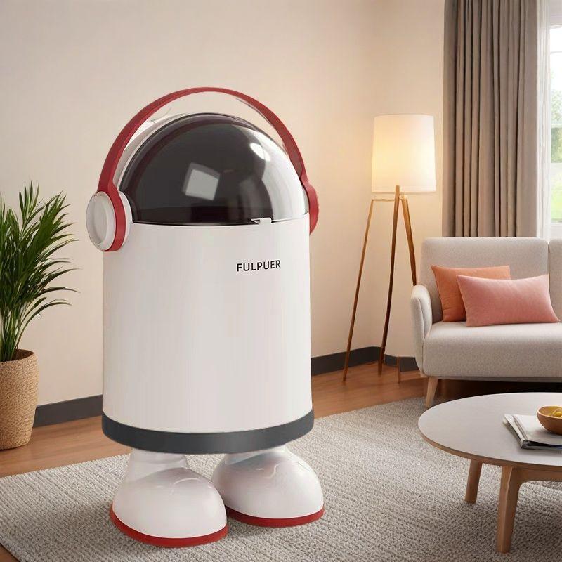 太空兔子垃圾桶家用新款轻桶垃圾桶盖双卫生间卧室专用大容量带奢