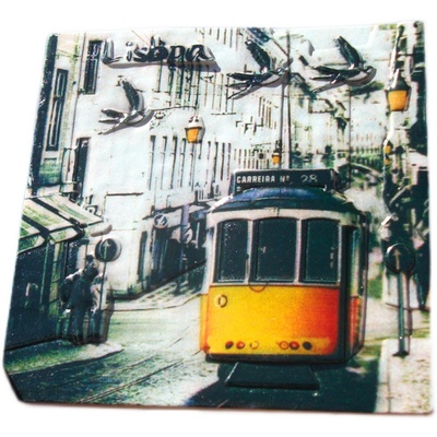 portugal油画风格里斯本冰箱贴