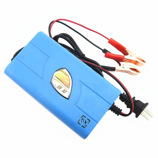 24V电瓶充电器游乐场电动碰碰车12V串联24伏电动车蓄电池充电机3A