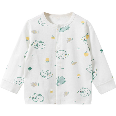 纯棉无骨缝制长袖单件上衣