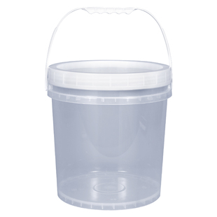 密封桶食品级加厚透明带塑料桶装鱼桶水桶家用海蜇桶腌菜螺旋提手