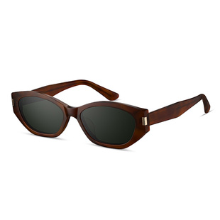 CAPONI猫眼墨镜女款2026新款复古窄框偏光太阳眼镜防晒防紫外线