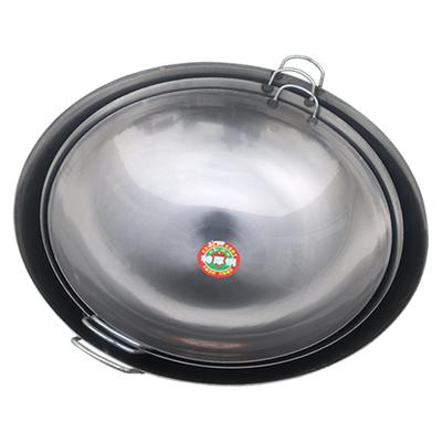 老式双耳大铁锅炒锅超大号