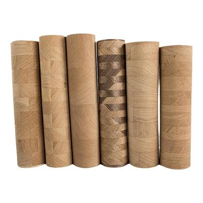 木皮坞天然年轮拼花实木皮