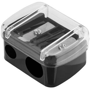 BLD双孔进口卷笔刀眉笔唇膏眼线专用手动小型便携式耐用削笔器