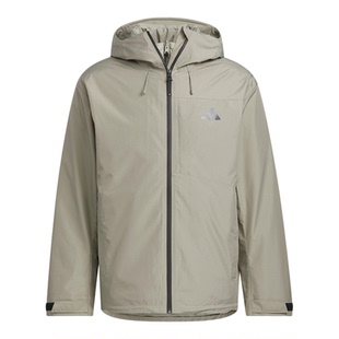 Adidas/阿迪达斯正品2025男士连帽保暖三合一羽绒内胆外套KQ5502
